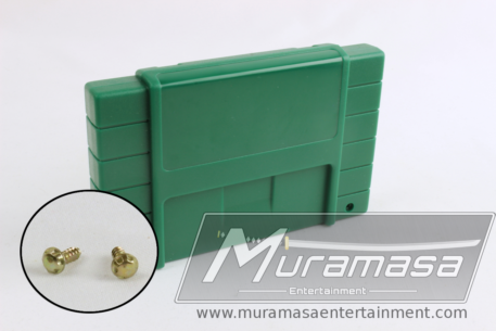 Super Nintendo Cartridge Shell - Dark Green