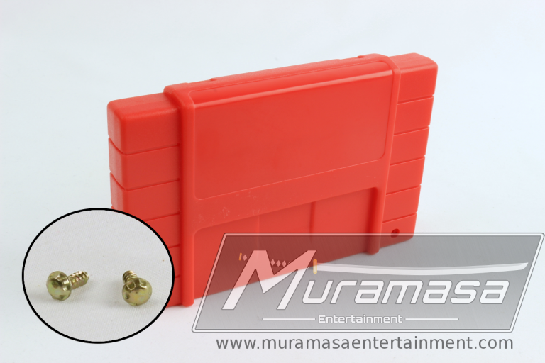 Red Shell Snes Super Nintendo Cartridge Shell – Red – Muramasa Entertainment