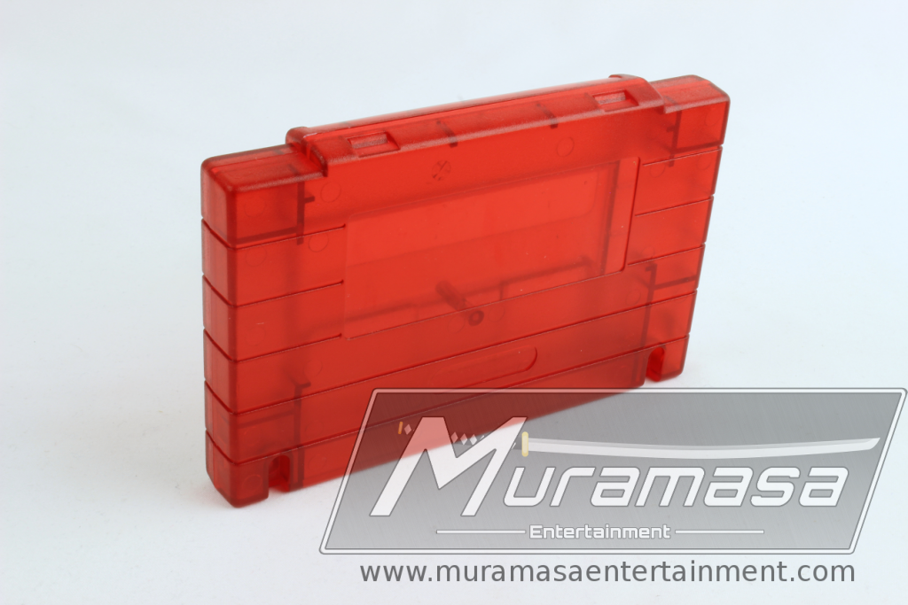 Super Nintendo Cartridge Shell – Crystal Red – Muramasa Entertainment