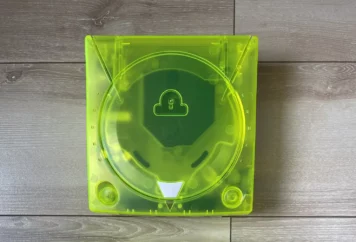 Dreamcast Replacement Case - Crystal Extreme Green