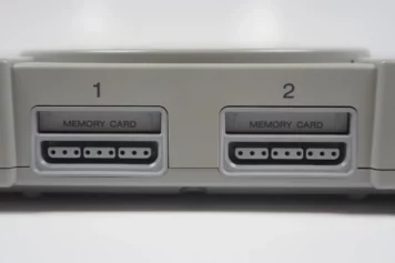 Playstation Replacement Controller and Memory Card Port - Translucent Clear