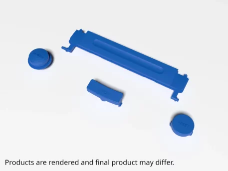 Saturn Button Set - Opaque Blue