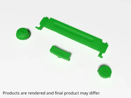 Saturn Button Set - Opaque Green
