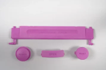 Saturn Button Set - Opaque Pink