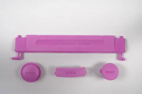 Saturn Button Set - Opaque Pink