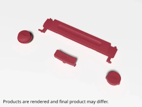 Saturn Button Set - Opaque Red (Family Red)