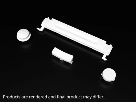 Saturn Button Set - Opaque White