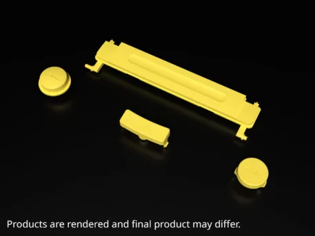 Saturn Button Set - Opaque Yellow