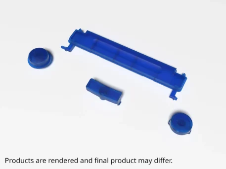 Saturn Button Set - Translucent Blue