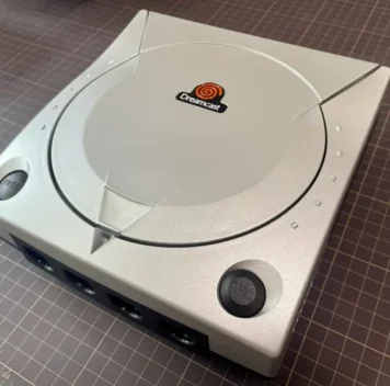 Dreamcast Replacement Case - Silver with Black