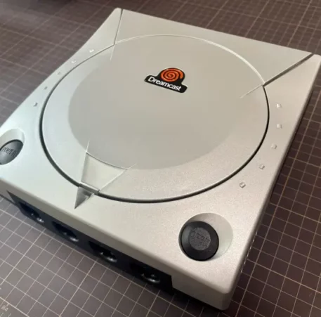 Dreamcast Replacement Case - Silver with Black