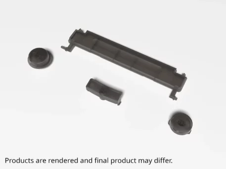Saturn Button Set - Translucent Smoke Black