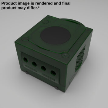 Gamecube Replacement  Shell – Translucent Emerald Green