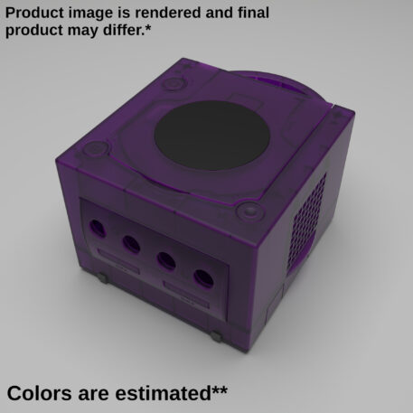 Gamecube Replacement Shell - Translucent Purple