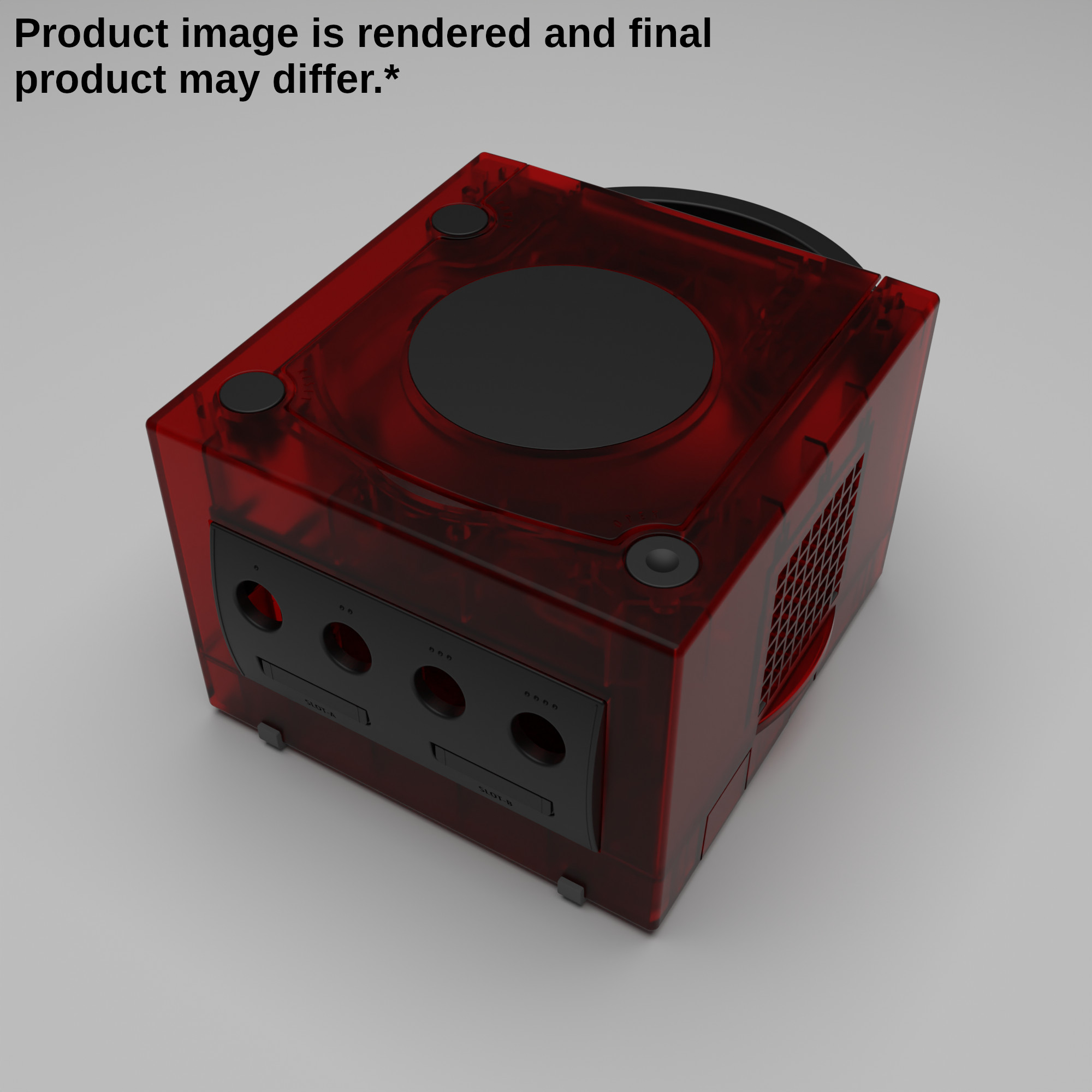 Gamecube Replacement Shell - Translucent Red