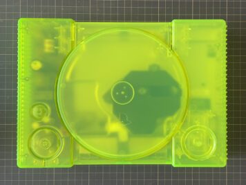 Playstation Replacement Shell - Translucent Extreme Green