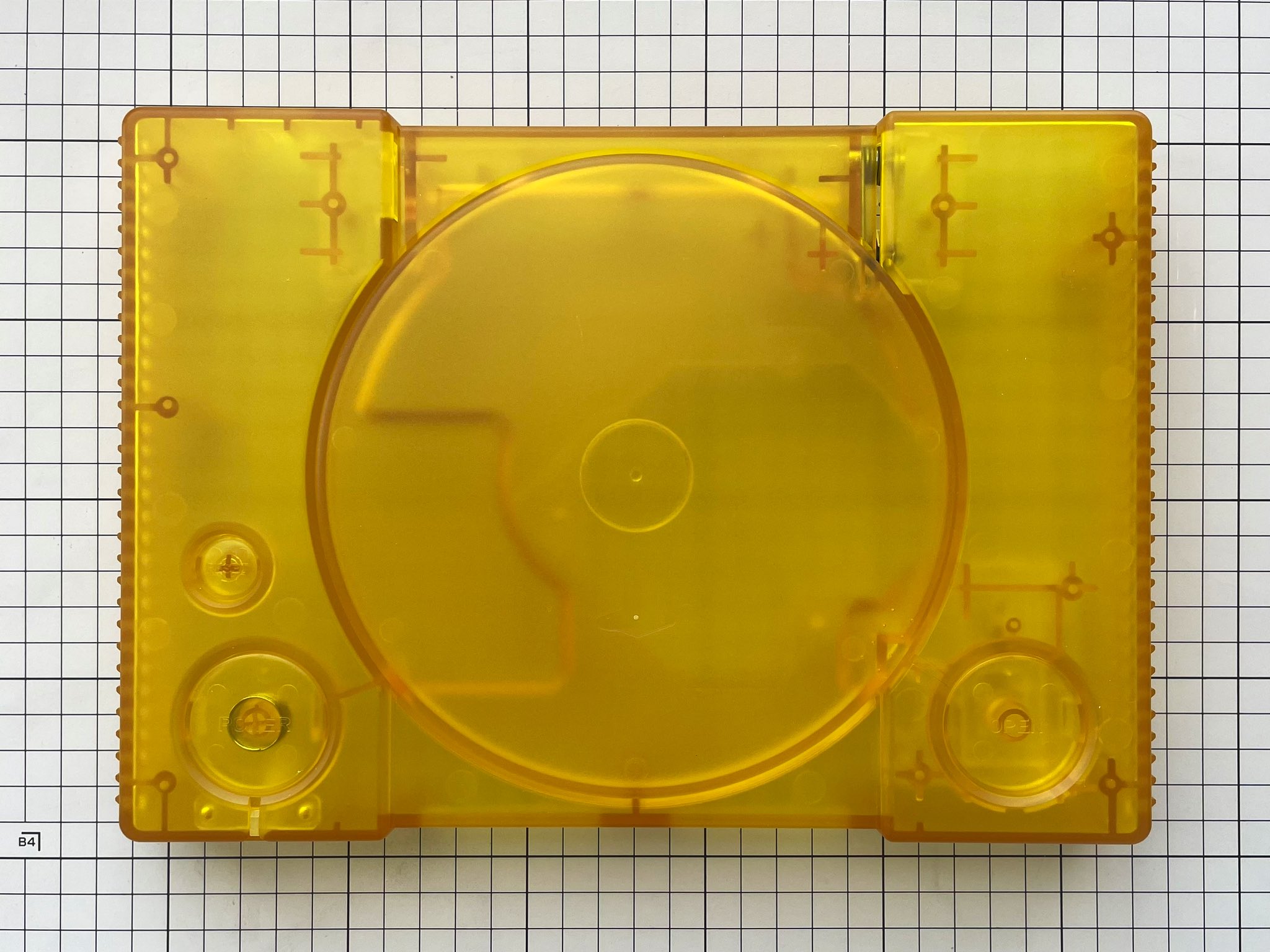 Playstation Replacement Shell Translucent Yellow Muramasa Entertainment