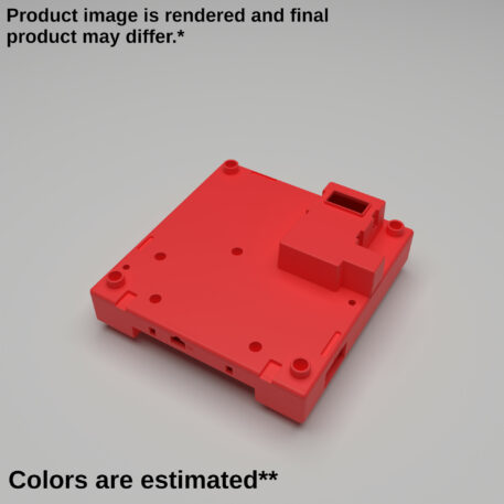 Gameboy Player Replacement Shell - Opaque Char Red