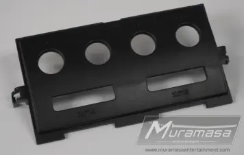 Gamecube Console Replacement Controller Plate - Opaque Black