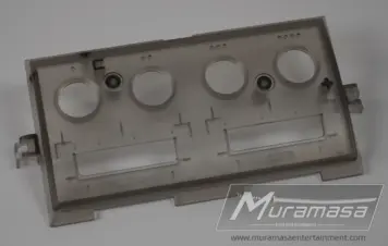 Gamecube Console Replacement Controller Plate - Translucent Black