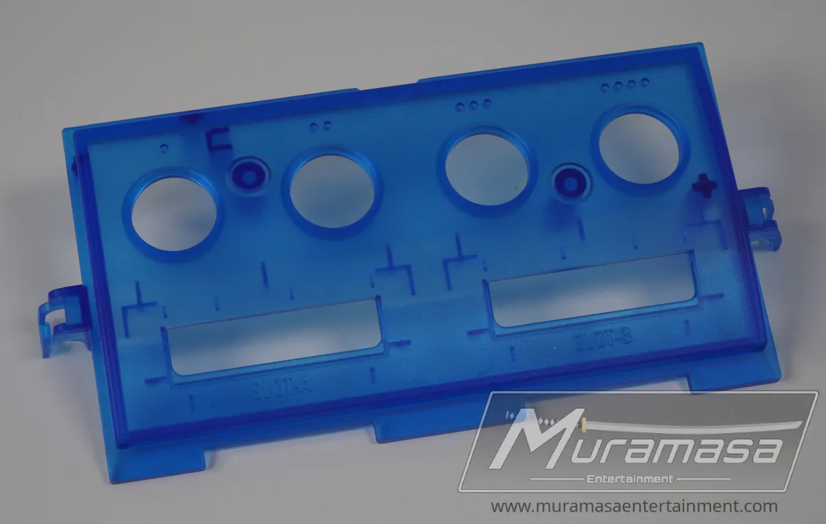 Gamecube Console Replacement Controller Plate - Translucent Blue