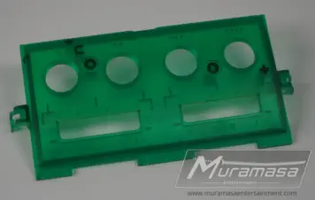 Gamecube Console Replacement Controller Plate - Translucent Emerald Green