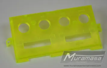 Gamecube Console Replacement Controller Plate - Translucent Extreme Green