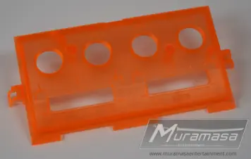 Gamecube Console Replacement Controller Plate - Translucent Orange