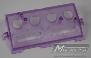 Gamecube Console Replacement Controller Plate - Translucent Purple