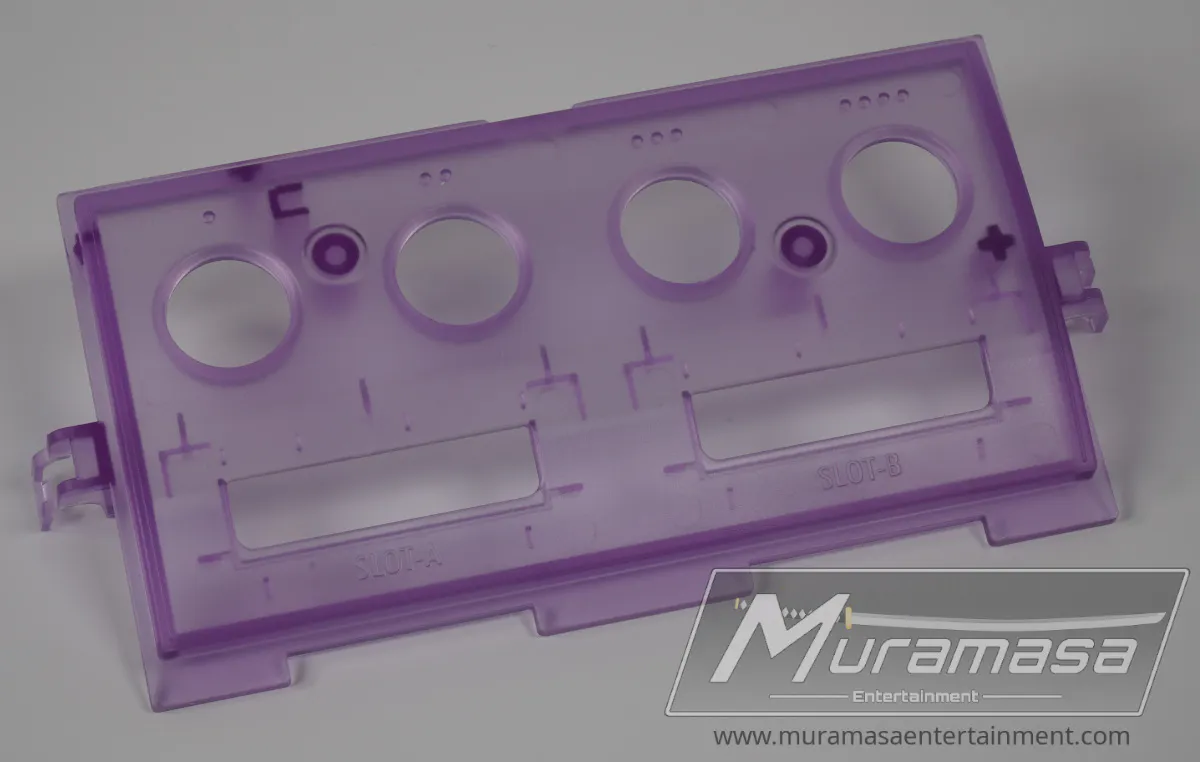 Gamecube Console Replacement Controller Plate - Translucent Purple
