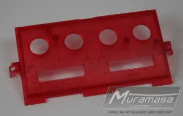 Gamecube Console Replacement Controller Plate - Translucent Red