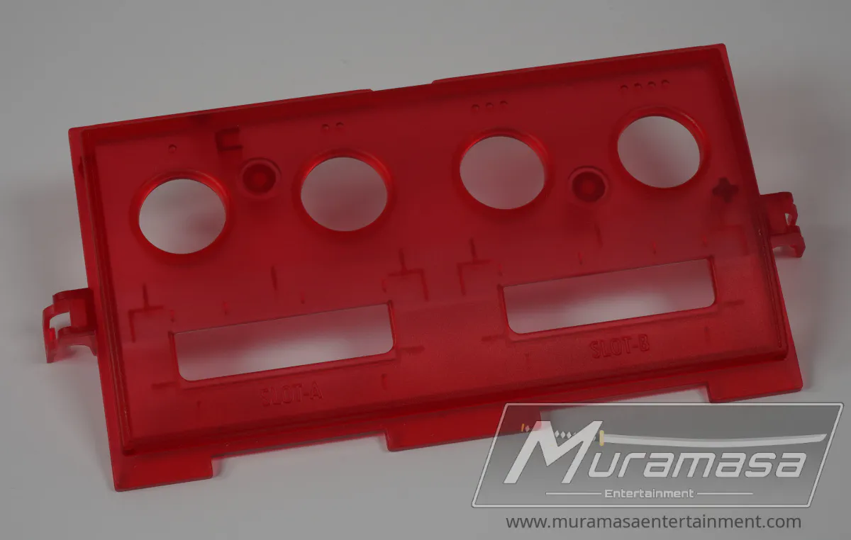 Gamecube Console Replacement Controller Plate - Translucent Red