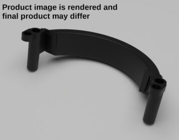 Gamecube Console Replacement Handle - Opaque Black