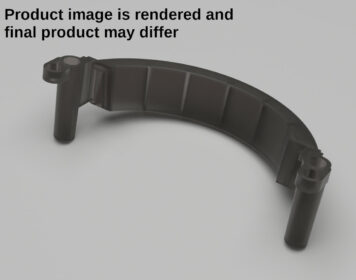 Gamecube Console Replacement Handle - Translucent Black