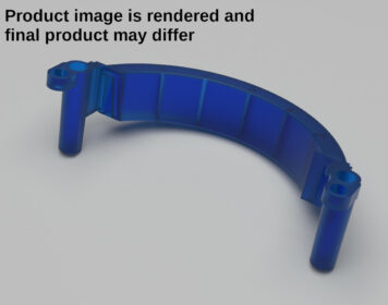Gamecube Console Replacement Handle - Translucent Blue