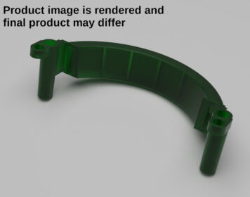 Gamecube Console Replacement Handle - Translucent Emerald Green