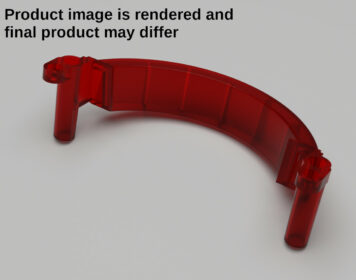 Gamecube Console Replacement Handle - Translucent Red