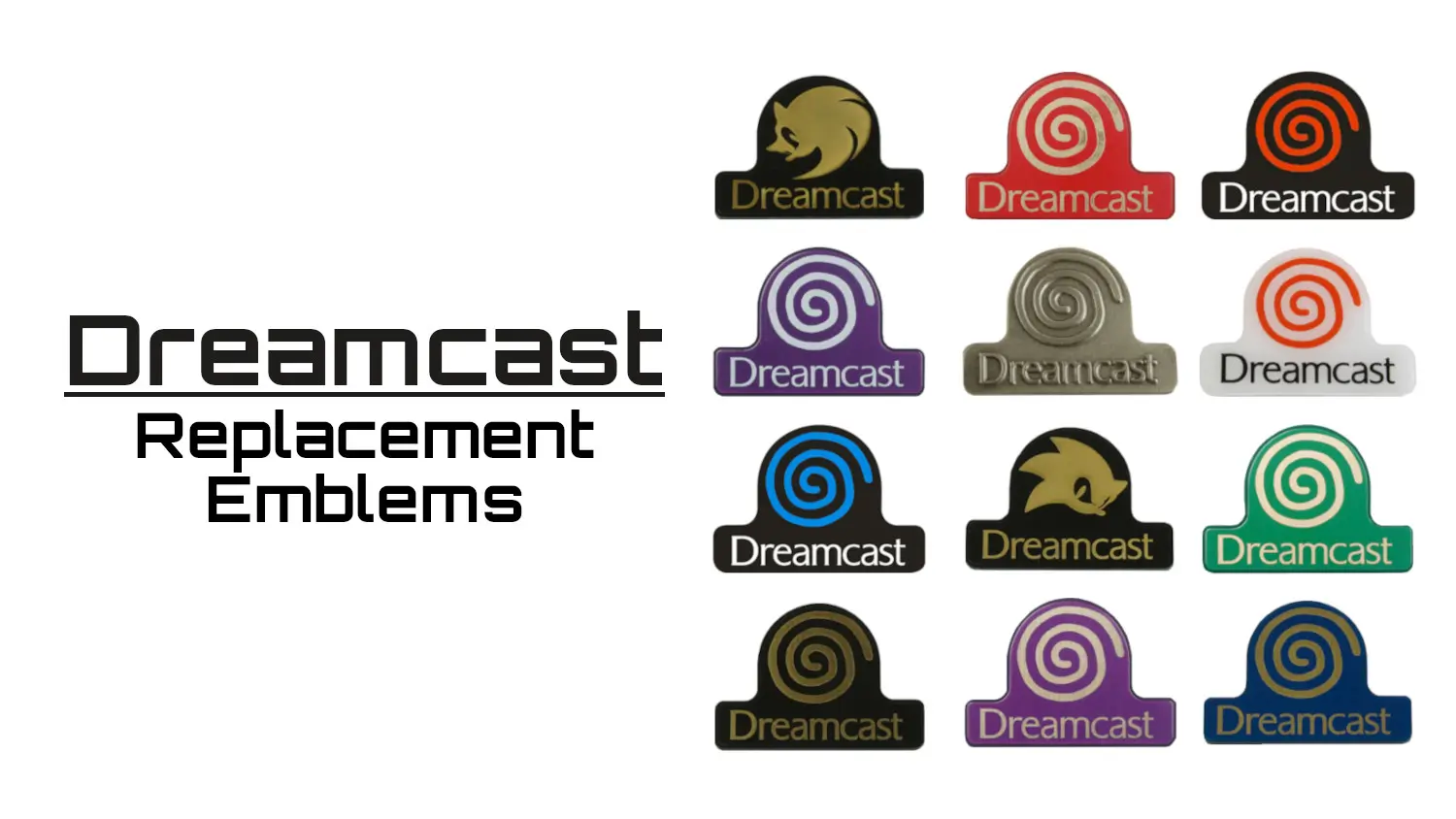 Dreamcast Replacement Emblems – Muramasa Entertainment