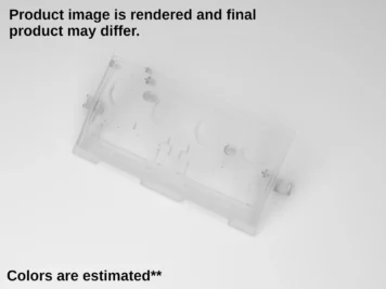 Gamecube Console Replacement Controller Plate - Translucent White