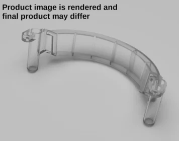 Gamecube Console Replacement Handle - Translucent White