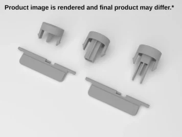 Gamecube Console Replacement Buttons - Opaque Gamecube Grey