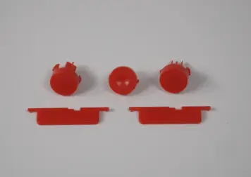 Gamecube Console Replacement Buttons - Opaque Char Red
