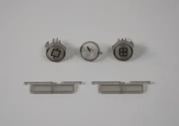 Gamecube Console Replacement Buttons - Translucent Black