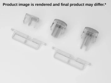 Gamecube Console Replacement Buttons - Translucent White