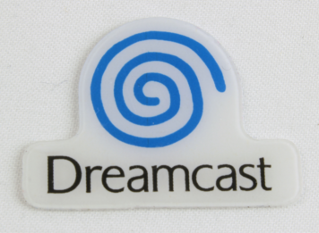 Dreamcast Blue Swirl on White