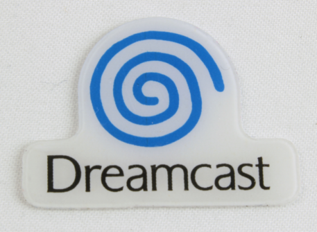 Dreamcast Blue Swirl on White