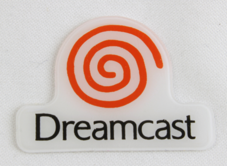 Dreamcast Orange Swirl on White