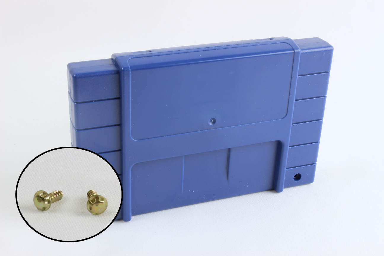 Super Nintendo Cartridge Shell – Navy Blue – Muramasa Entertainment