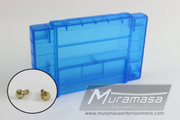 Super Nintendo Cartridge Shell - Crystal Blue